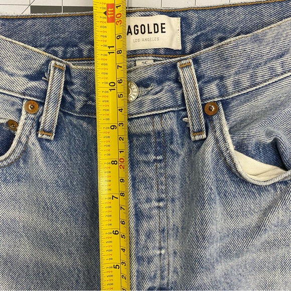 Agolde Riley Button Fly High Waisted Jeans 25 - Picture 8 of 10